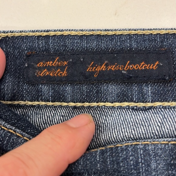 Citizens of Humanity Amber Stretch High Rise Bootcut blue cotton blend jeans - Picture 12 of 16